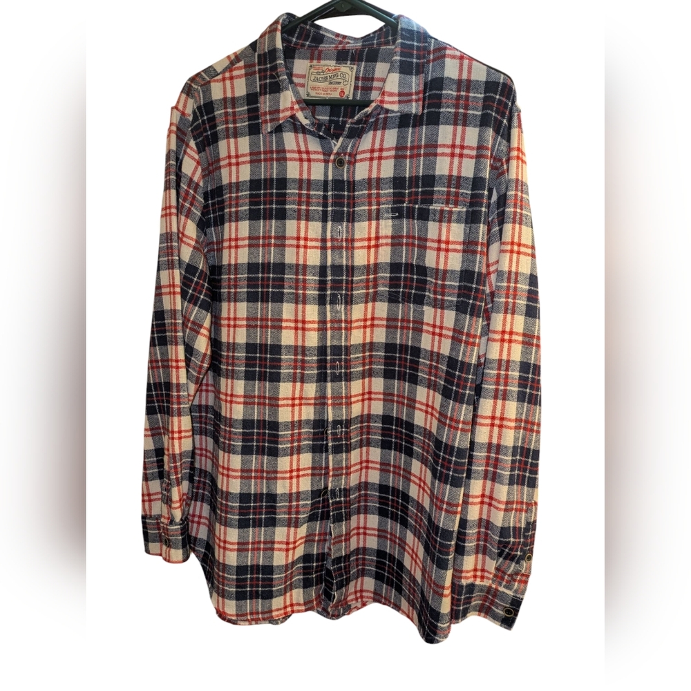 Jachs MFG Original Plaid Button-Up Shirt Size Xl